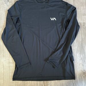 RVCA Black Long Sleeve Shirt - Small